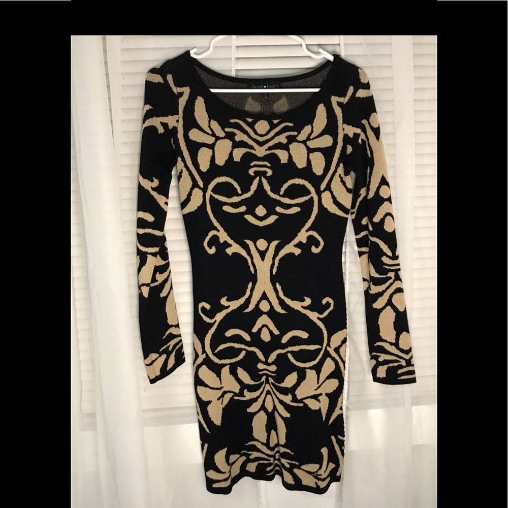 Derek Heart Knitted fitted dress